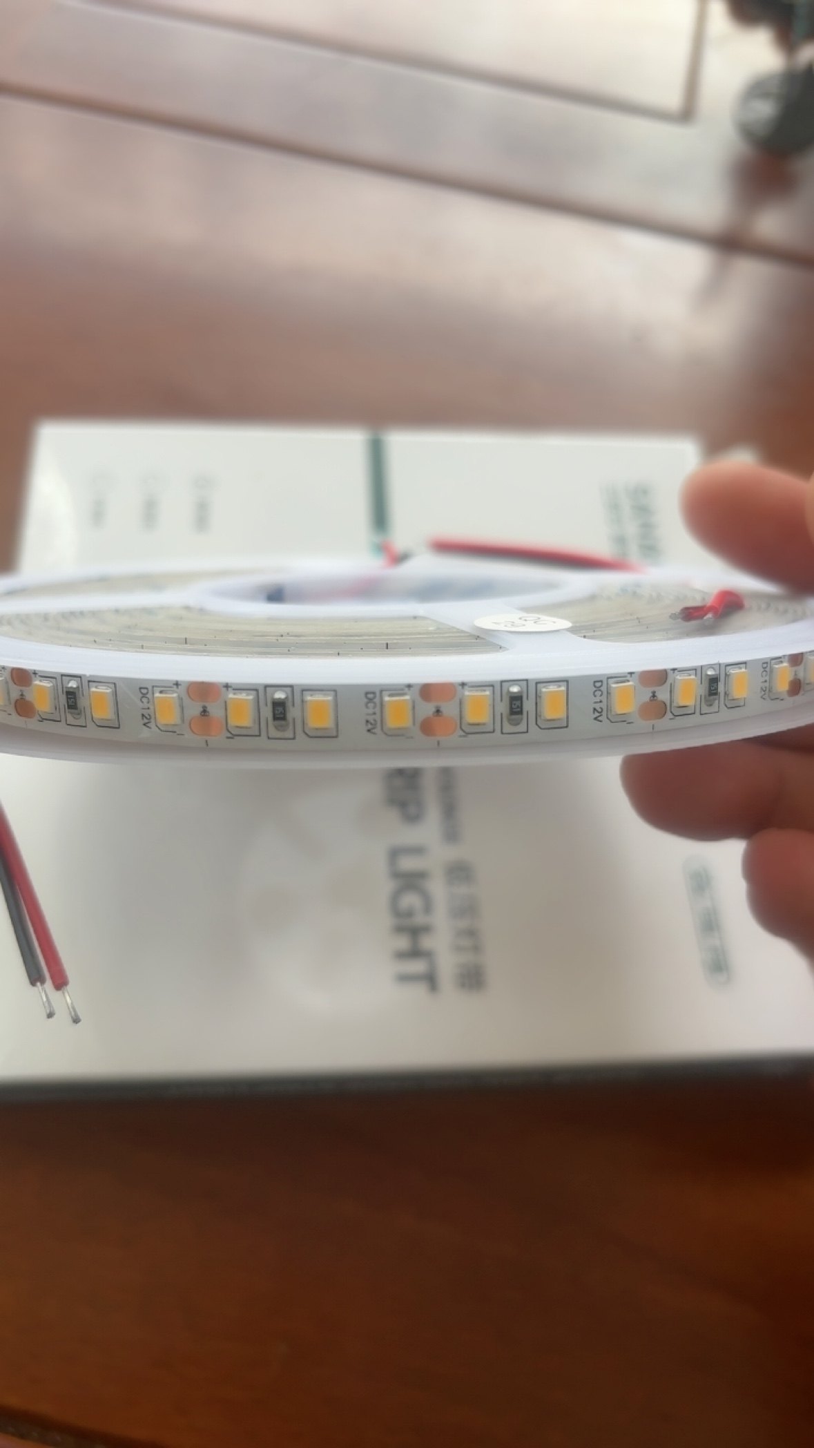 低压ledLED软灯带12v三珠一剪暖光2835-120LED