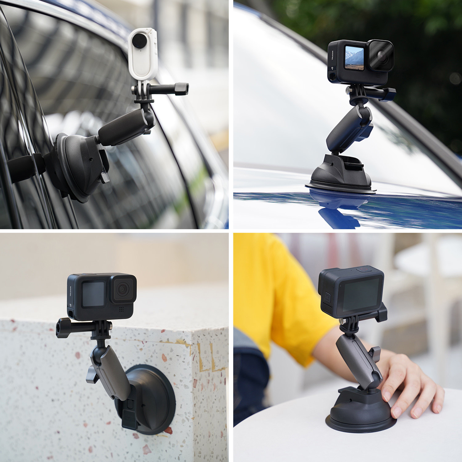 I泰迅适配影石insta360x2x3拇指相机GO3吸盘支架固定支架汽车旅拍怎么样,好用不?