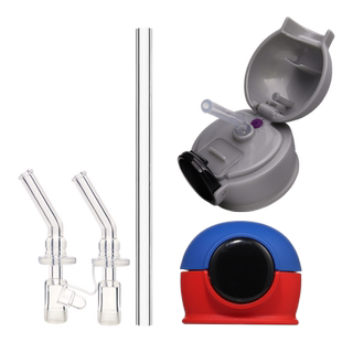 赛罗迪迦奥特曼儿童保温吸嘴吸管配件智能显温杯盖杯套原装背带子