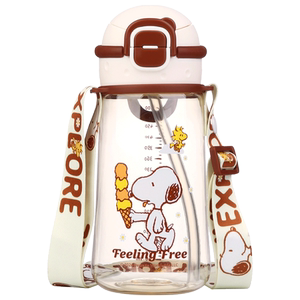 史努比PPSU儿童水杯孕妇直饮杯子学生吸管杯大人双饮杯宝宝学饮杯