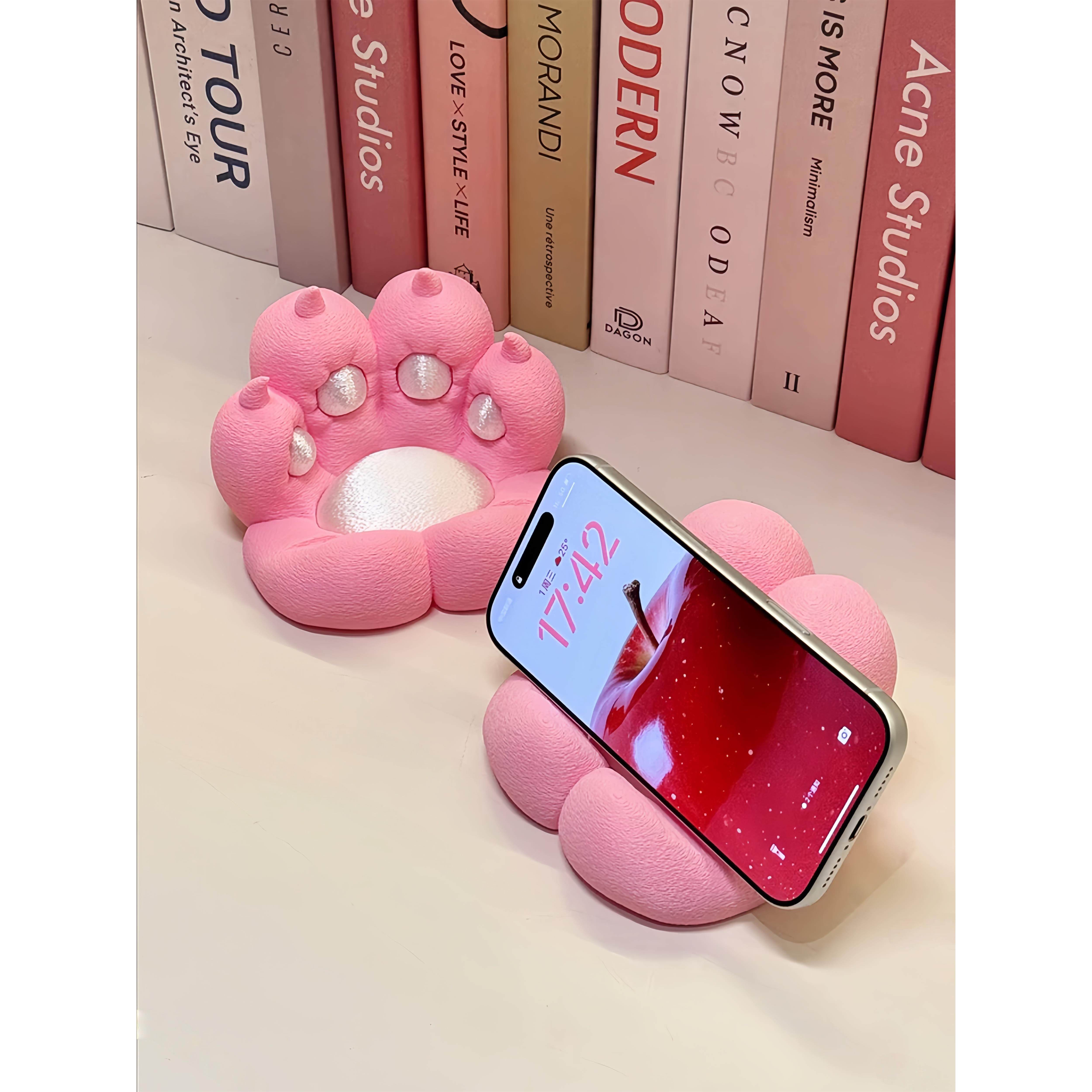 猫爪手机支架桌面2025新款可爱3d打印可爱可爱稳固创意高颜值摆件