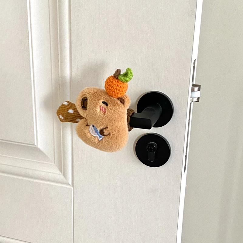 新家的100个快递 | 卡皮巴拉门把手装饰卧室防静电可爱防撞保护套