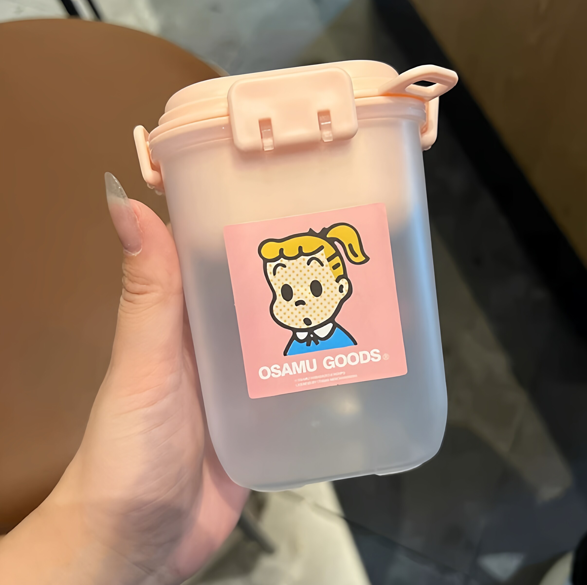 沙拉杯酸奶燕麦隔夜豆浆杯外带早餐杯带盖勺奶昔杯便携式保冷保鲜