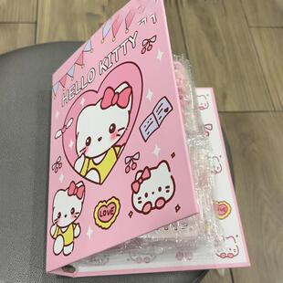 Kitty发夹收纳册发圈头饰首饰整理宿舍可携式大容量多功能防尘活