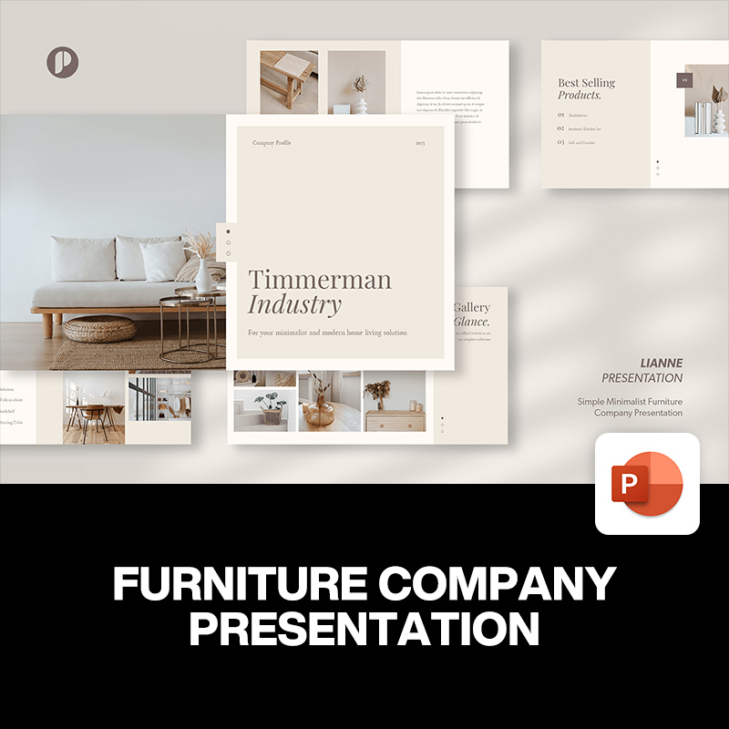 15页极简现代家居品牌介绍提案时尚空间室内设计作品集ppt模板