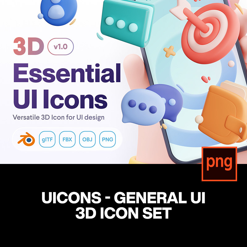 3d时尚趣味卡通立体日程通知个人中心icon图标png免抠图片素材