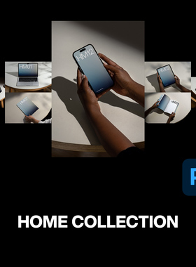 20款iPhone手机iPad平板Macbook笔记本电脑场景展示效果图ps样机