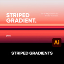 48款 简约自然动感抽象艺术条纹渐变背景底纹ai矢量设计素材 时尚