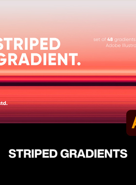 48款时尚简约自然动感抽象艺术条纹渐变背景底纹ai矢量设计素材