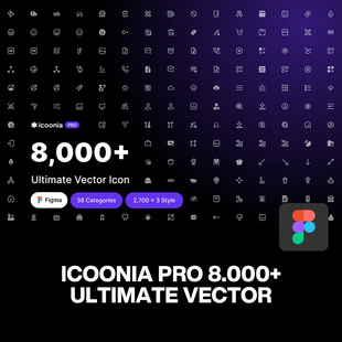 8000款常用网站小程序个人中心网页App应用icon小图标fig素材合集