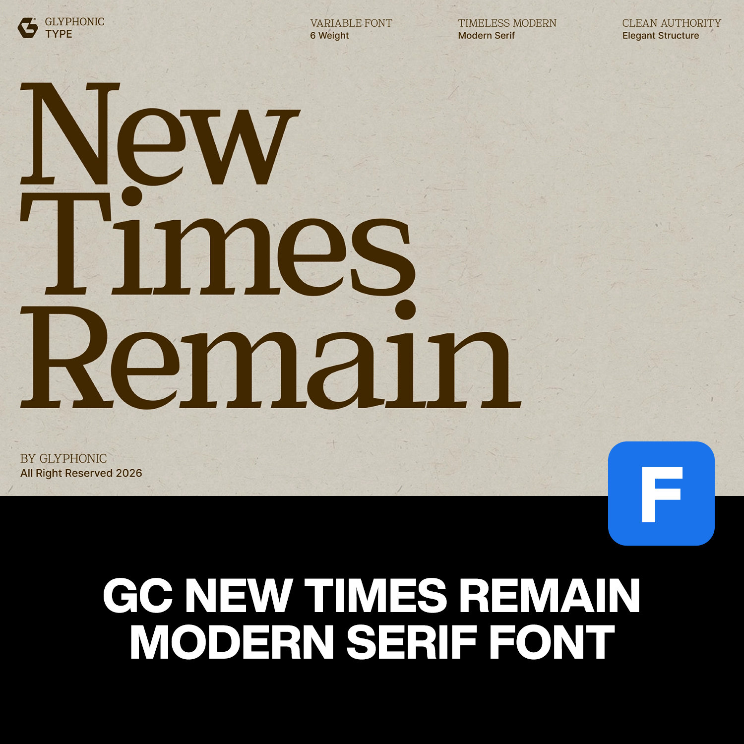6字重现代优雅经典奢侈品杂志画册请柬封面标题衬线英文字体家族