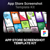 20款 Store苹果应用商店上架发布预览介绍封面展示图设计模板 App