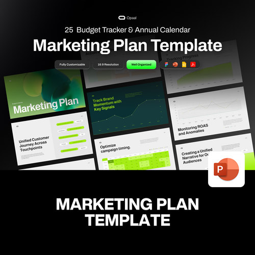 25页绿色能源科技商业营销计划预算数据图表总结汇报培训ppt模板