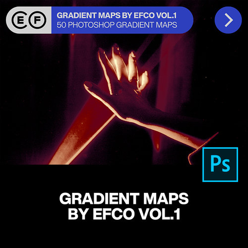 50款潮流酸性复古波普热感应特效Ps图片照片色彩渐变滤镜预设模板