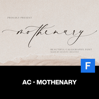 Mothenary优雅时尚钢笔书法封面婚礼请柬邀请函请帖手写英文字体