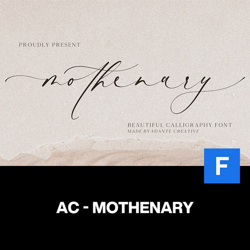 Mothenary优雅时尚钢笔书法封面婚礼请柬邀请函请帖手写英文字体