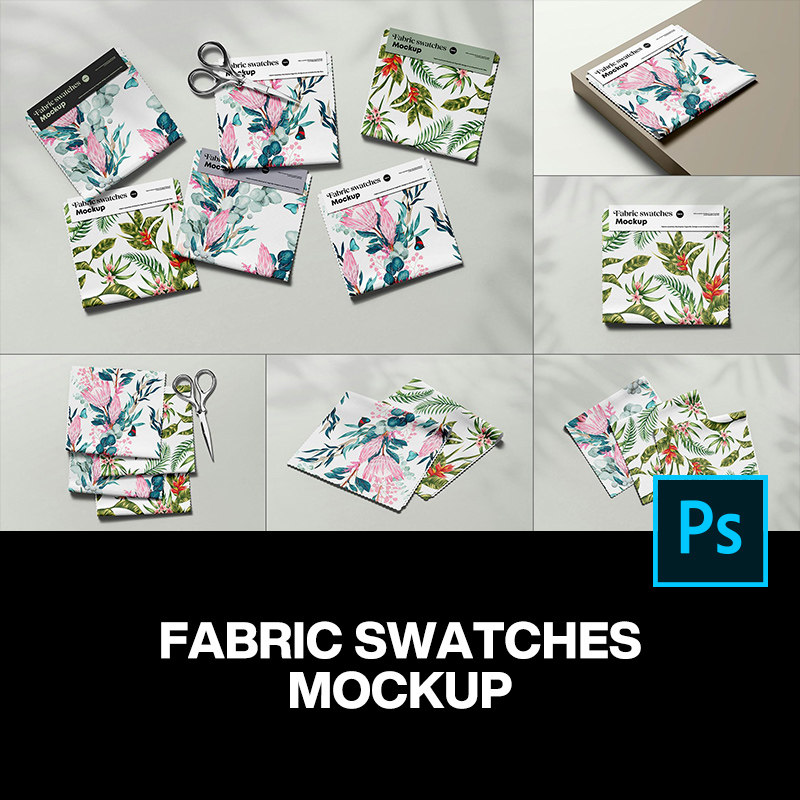 6款家纺织物面料布料小样印花图案设计贴图ps样机素材展示效果图,商务/设计服务,设计素材/源文件,淘宝优惠券,粉丝福利购,淘宝优惠卷