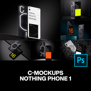 16款工业风安卓手机App界面ui设计作品集贴图ps样机素材展示效果