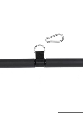健身拉手健身器材龙门架配件拉杆划船拉把下拉杆黑色40厘米旋转