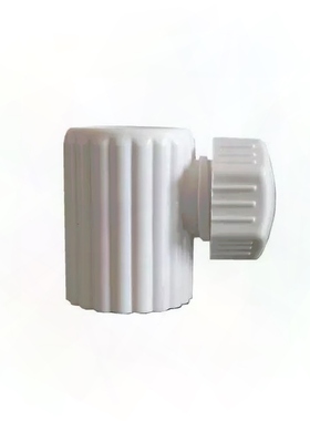 白色abs塑料接头伸缩晾衣杆配件22-29晾衣架二通连接器简易固定器