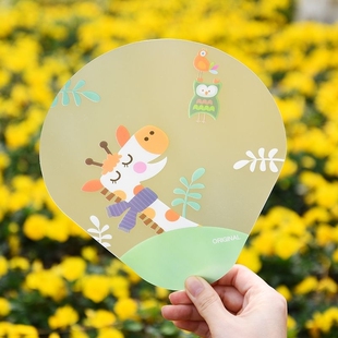 便携扇子家用儿童撕不烂耐用夏天折叠扇卡通扇环保diy团扇可定制