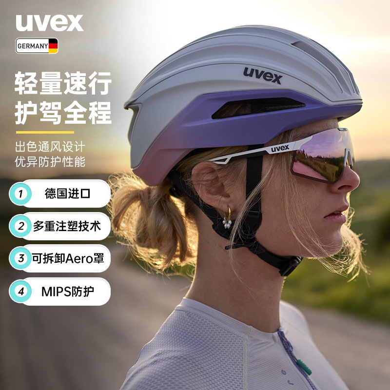 UVEXsurgeaero骑车骑行头盔