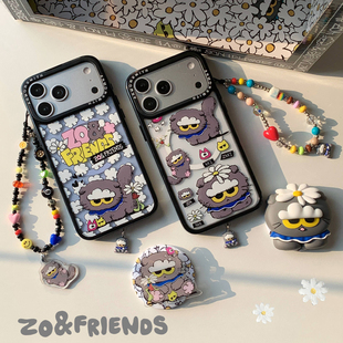 GD权志龙zoa猫咪磁吸支架手机壳适用iPhone17promax全包防摔苹果16pro可爱15pm个性 手机链17Magsafe保护套11