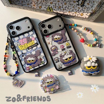 GD权志龙zoa猫咪磁吸支架手机壳适用iPhone17promax全包防摔苹果16pro可爱15pm个性手机链17Magsafe保护套11