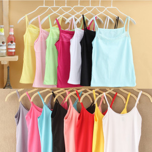 18岁 10蕾丝细吊带背心11无袖 打底12大童上衣13初高中小学生14