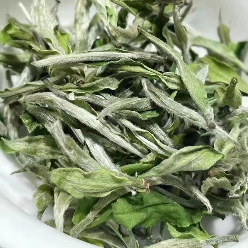 福鼎白牡丹散茶新茶茶叶白毫银针头采白茶礼盒装寿眉贡眉