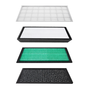 艾尔斯派DXLF200GD/DXLF200GDZ新风系统配件抑菌高效活性炭滤网