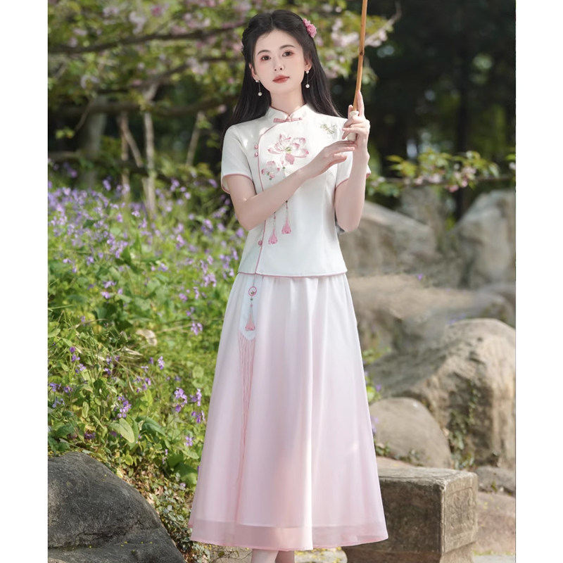 新中式国风汉服套装女2025新款图片