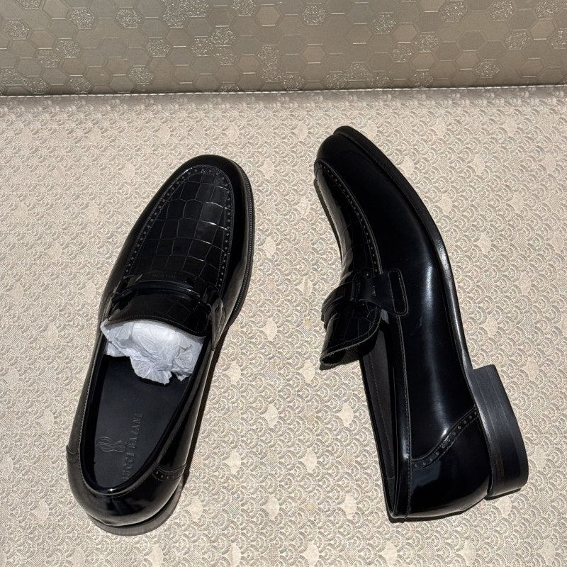 实体发货BUCCI BATANI男鞋四季新款鞋子套脚休闲真皮鞋豆豆鞋男
