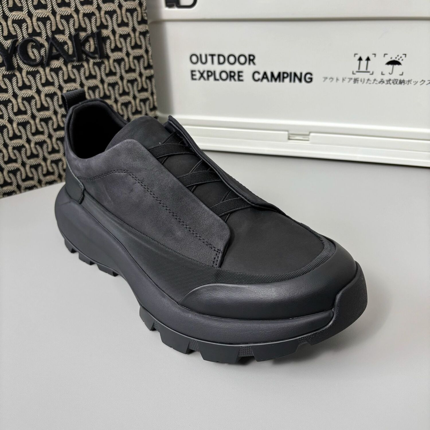 一脚蹬运动鞋春季新款超轻薄板鞋商务运动休闲鞋男士时尚百搭潮鞋