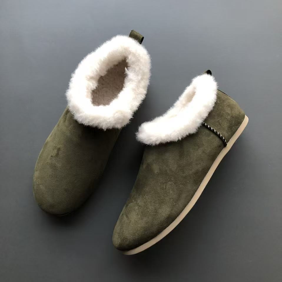 棉鞋男女加绒保暖加厚套脚东北潮款户外薄底冬季小土豆休闲雪地靴