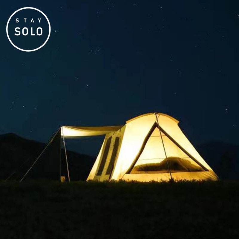 Kodiak八人帐篷 美国熊帐 棉布帆布精致露营房形帐篷STAYSOLO户外