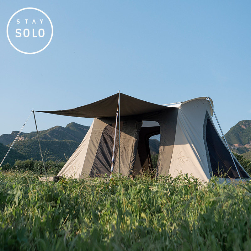 Kodiak六人帐篷 美国熊帐棉布帆布精致露营防风防雨STAYSOLO户外