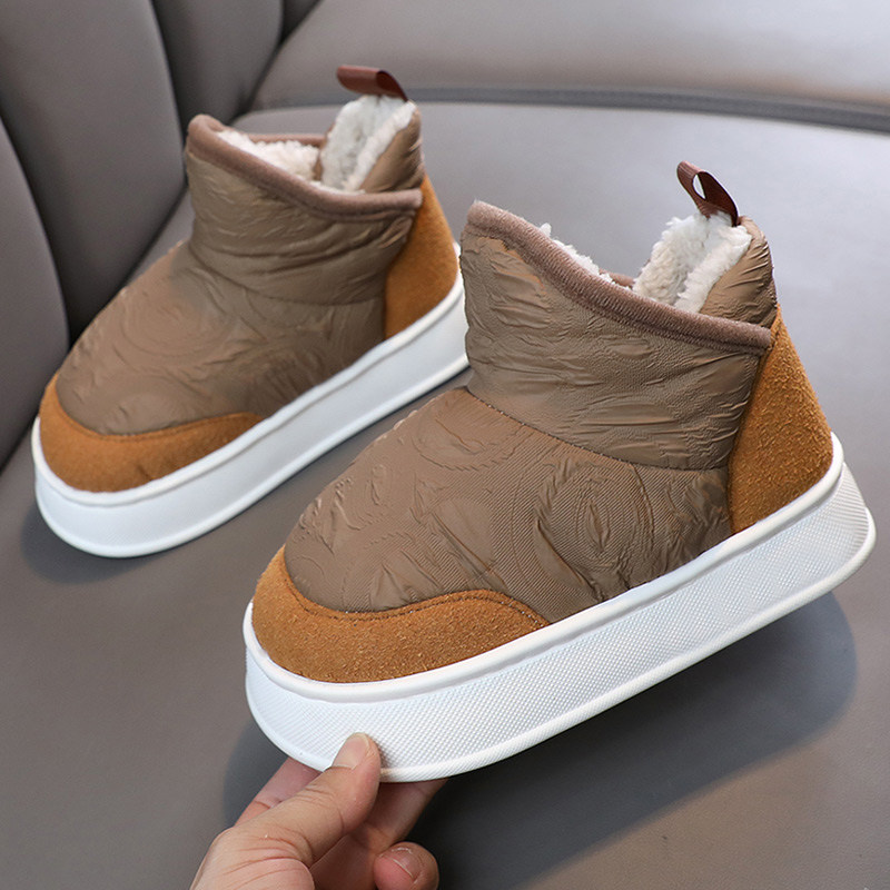 儿童棉拖鞋冬季加绒加厚底保暖棉鞋家居拖鞋男童女童中大童居家用