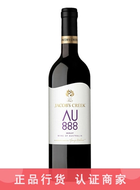 Jacob's Creek杰卡斯澳意AU888梅洛干红葡萄酒红酒珍藏750ml