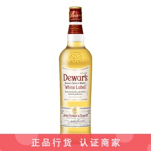Dewar's 帝王白牌白标调配苏格兰威士忌 英国进口洋酒烈酒750ml