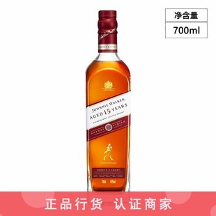 Johnnie 无盒 Walker尊尼获加雪莉桶15年苏格兰威士忌洋酒700ml