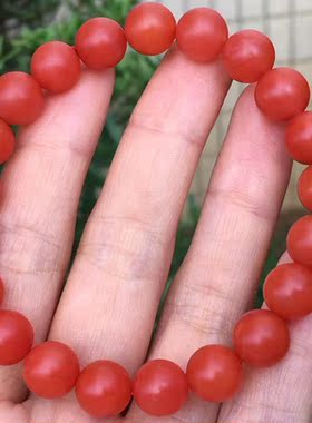 保山南红单圈手串单珠多宝文玩饰品1234567890㎜手链满肉百搭男女