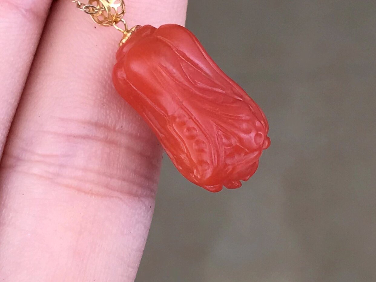 保山南红白菜吊坠盐源玛瑙耳坠环戒指天珠三通复古背云流行时尚男
