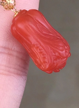 保山南红白菜吊坠盐源玛瑙耳坠环戒指天珠三通复古背云流行时尚男