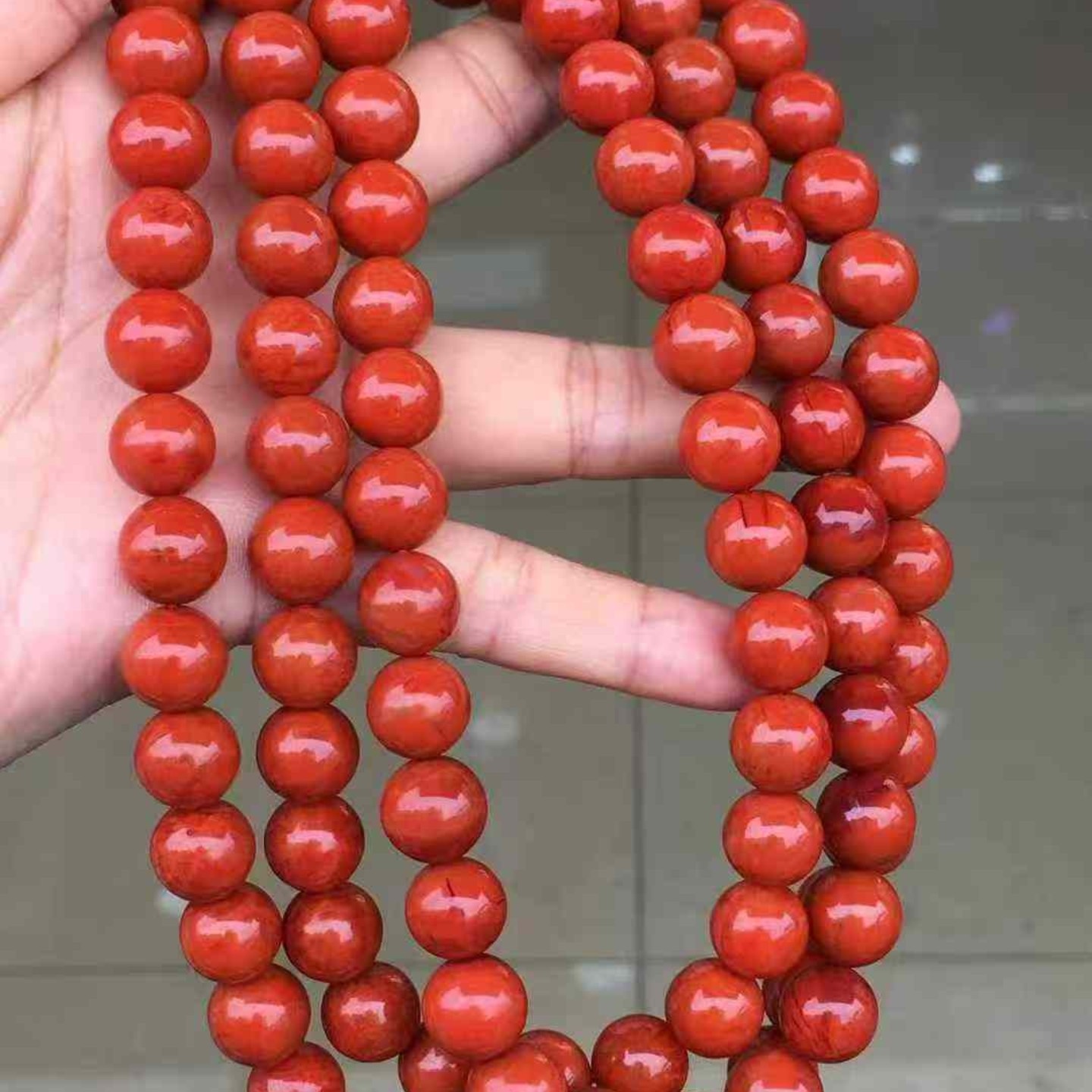 精品收藏南红玛瑙瓦西大108佛珠手串手链男女款吊坠挂件项链饰品