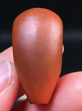 南红玛瑙精品绿皮包浆三通珠宝饰品diy配饰精美礼品时尚手串