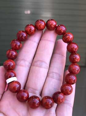 精品川料南红火焰纹手串珠宝饰品diy配饰精美礼品时尚手串项链