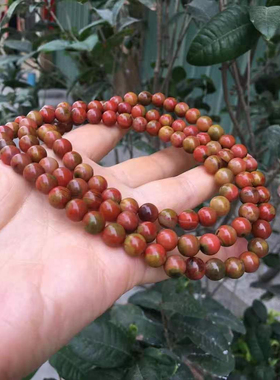 川料南红包浆108珠红纹石海纹石翡翠蜜蜡绿松石手串吊坠挂件百搭