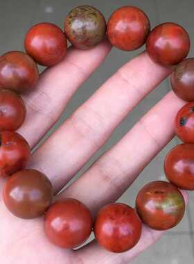 南红玛瑙包浆手串16㎜男女款玉石收藏级别精美礼品饰品百搭时尚