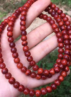 瓦西南红迷你版老型长链多圈手链单珠多宝文玩饰品1234567890㎜女